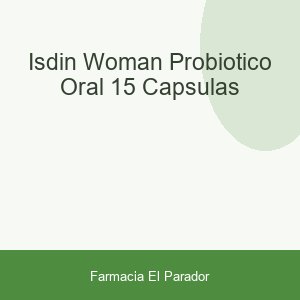 Isdin Woman Probiótico Oral 15 Cápsulas