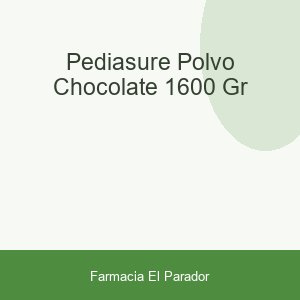 Pediasure Polvo Chocolate 1600 gr