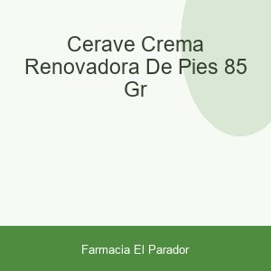 Cerave Crema Renovadora de Pies 85 gr