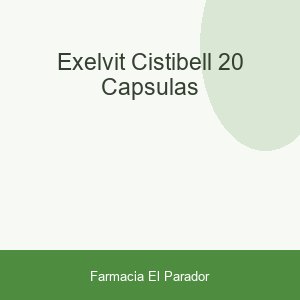 Exelvit Cistibell 20 Cápsulas