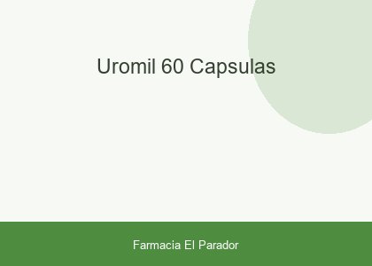 Uromil 60 Capsulas