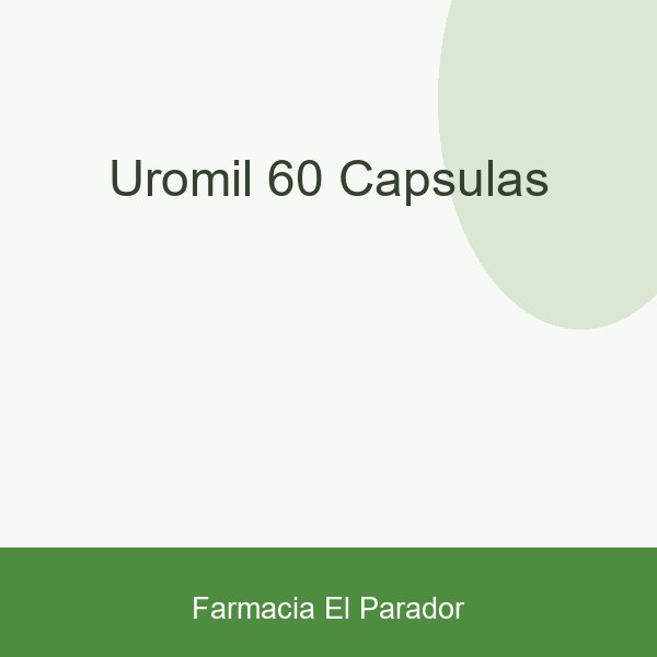 Uromil 60 Capsulas