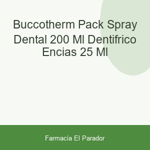 Buccotherm Pack Spray Dental 200 ml + Dentífrico Encías 25 ml