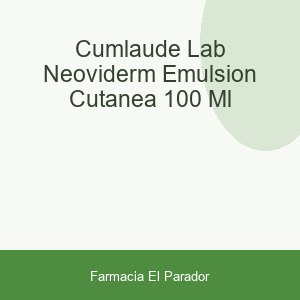 Cumlaude Lab Neoviderm Emulsión Cutánea 100 Ml