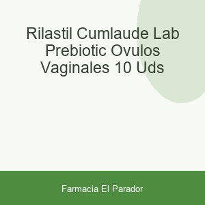 RIlastil Cumlaude Lab Prebiotic Óvulos Vaginales 10 uds
