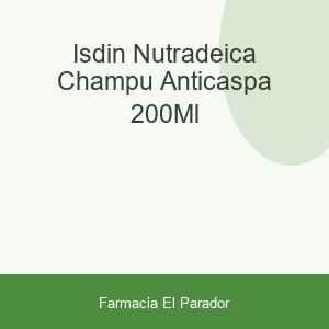 Isdin Nutradeica Champú Anticaspa 200ml