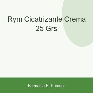 Rym Cicatrizante Crema 25 Grs