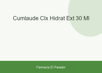 Cumlaude Clx Hidrat Ext 30 Ml