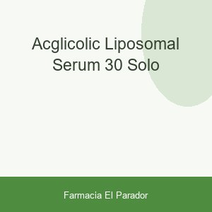 ACGLICOLIC LIPOSOMAL SERUM 30 SOLO