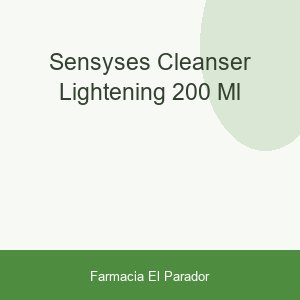 SENSYSES CLEANSER LIGHTENING  200 ML