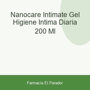 NANOCARE INTIMATE GEL HIGIENE INTIMA DIARIA  200 ML