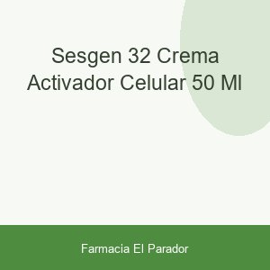 SESGEN 32 CREMA ACTIVADOR CELULAR  50 ML