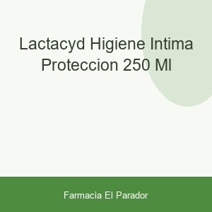 LACTACYD HIGIENE INTIMA PROTECCION  250 ML