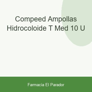 Compeed Ampollas Hidrocoloide T- Med 10 U