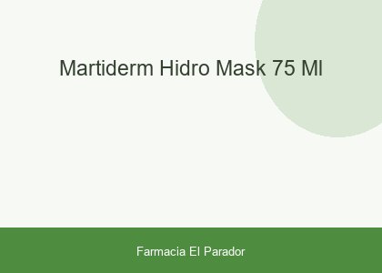Martiderm Hidro Mask 75 ml