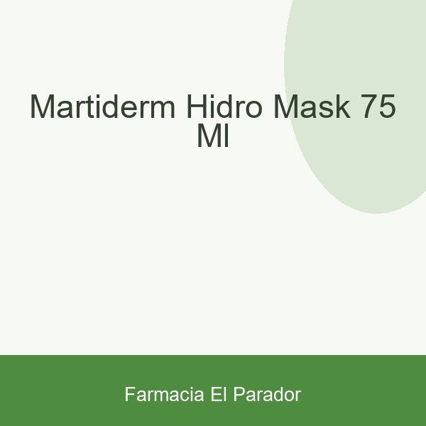 Martiderm Hidro Mask 75 ml