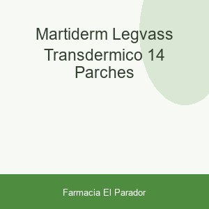 Martiderm Legvass Transdérmico 14 Parches