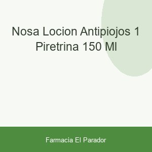 Nosa Loción Antipiojos 1% Piretrina 150 ml