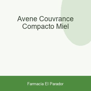 AVENE COUVRANCE COMPACTO MIEL