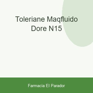 TOLERIANE MAQ.FLUIDO DORE N.15