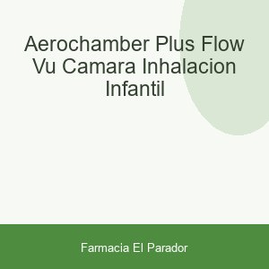 Aerochamber Plus Flow-vu Cámara Inhalación Infantil