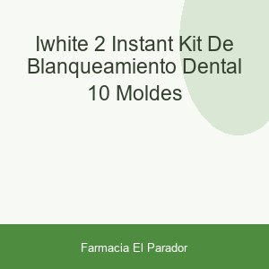 iWhite 2 Instant Kit De Blanqueamiento Dental 10 moldes
