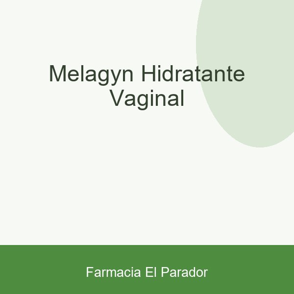 Melagyn Hidratante Vaginal
