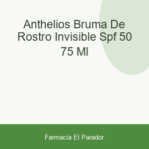 ANTHELIOS BRUMA DE ROSTRO INVISIBLE SPF 50 75 ML