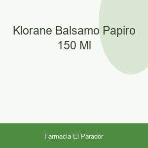 Klorane Balsamo Papiro 150 Ml