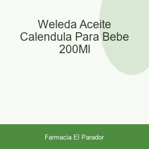 Weleda Aceite Caléndula para Bebé 200ml