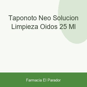 Taponoto Neo Solucion Limpieza Oidos 25 Ml