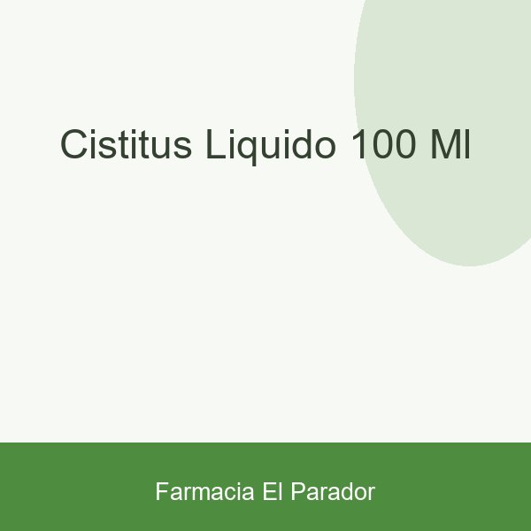 Cistitus Líquido 100 ml