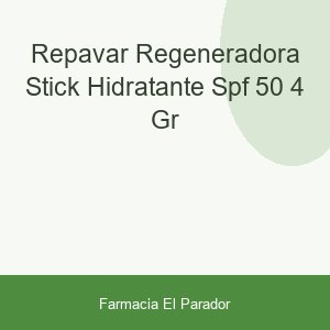 Repavar Regeneradora Stick Hidratante SPF-50+ 4 gr