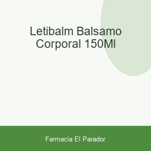 LetiBalm Bálsamo Corporal 150ml