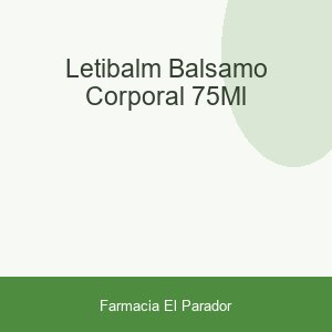 LetiBalm Bálsamo corporal 75ml