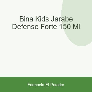 Biná Kids Jarabe Defense Forte 150 ml