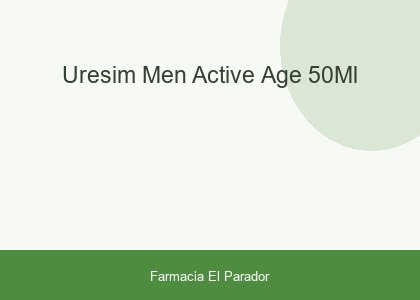 Uresim Men Active Age 50ml