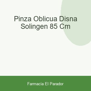Pinza Oblicua Disna Solingen 8.5 Cm