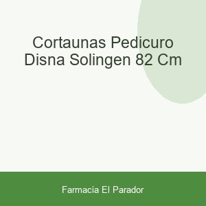 Cortauñas Pedicuro Disna Solingen 8.2 Cm