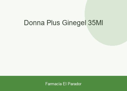 Donna Plus Ginegel 35ml