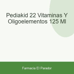 Pediakid 22 Vitaminas y Oligoelementos 125 ml
