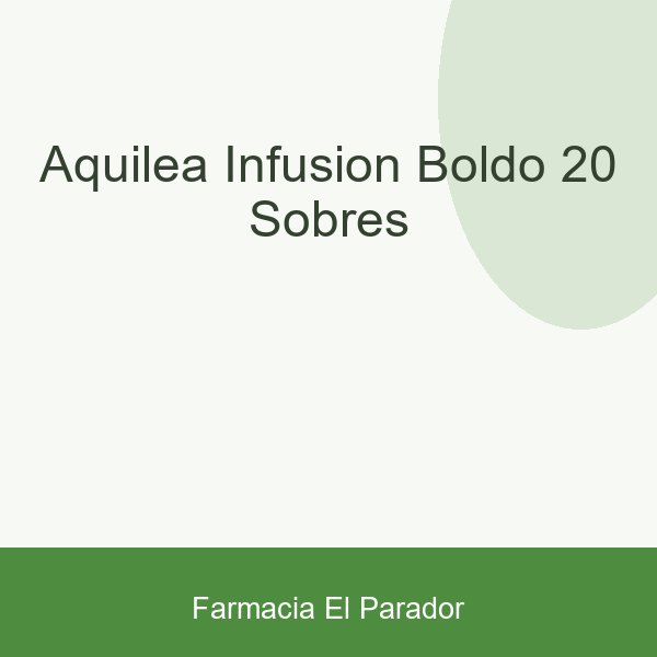 Aquilea Infusión Boldo 20 sobres