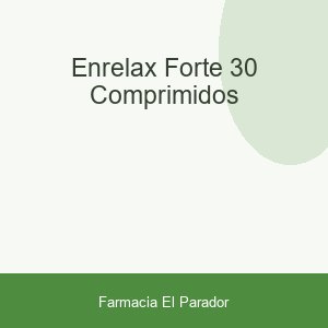 Enrelax Forte 30 Comprimidos